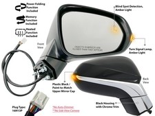 Power Folding Blind Spot Mirror For Rx350 Rx350l Rx450h Rx450hl Passenger Side Power Folding Blind Spot Mirror For Rx350 Rx350l Rx450h Rx450hl Passenger Side