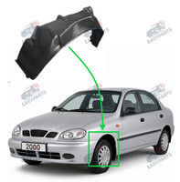 Radlauf StoßStange Locaro Vorne Links FüR Daewoo Lanos 1997 - 2004