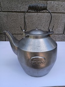 John Wright Cast Iron Kettle | eBay