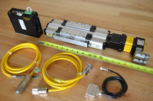 Parker 404XR Linear Ballscrew Actuator + BE231DJ Nema23 Servo + Aries & Cables