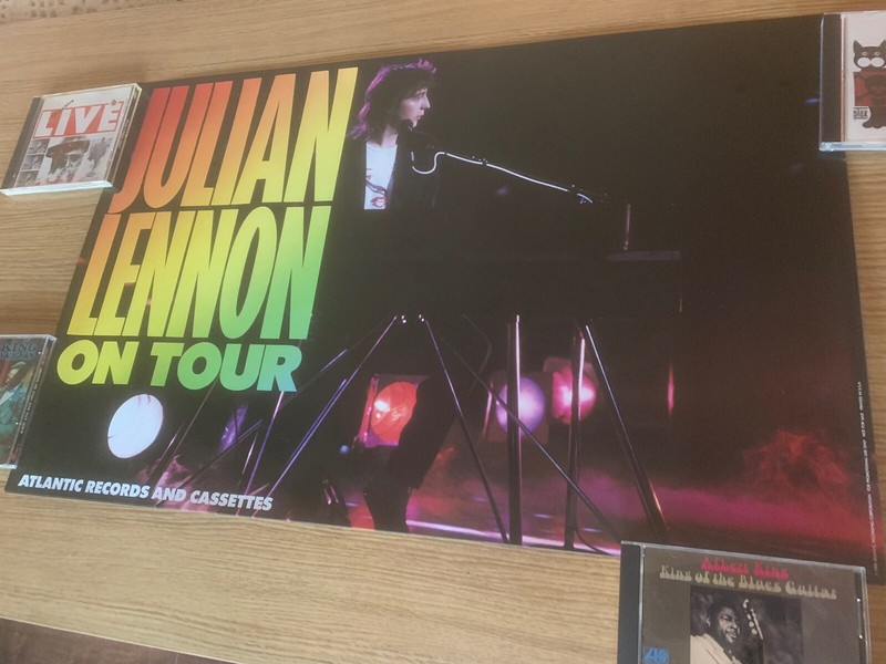 Julian Lennon 1985 Valotte “On Tour” Promo Poster