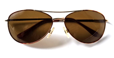 SUNCLOUD PATROL POLARIZED GOLD/BROWN NEW AUTHENTIC FULL RIM SUNGLASSES 63-14-135