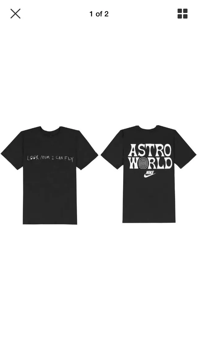 Nike astroworld store jersey