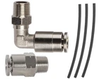 NEW 32 Degrees Macroline Kit - 1 Straight Fitting, 1 90 Fitting, & 3' Black Line