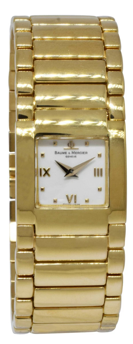 Baume Mercier Catwalk 18k Yellow Gold Ladies 21mm Quartz Watch