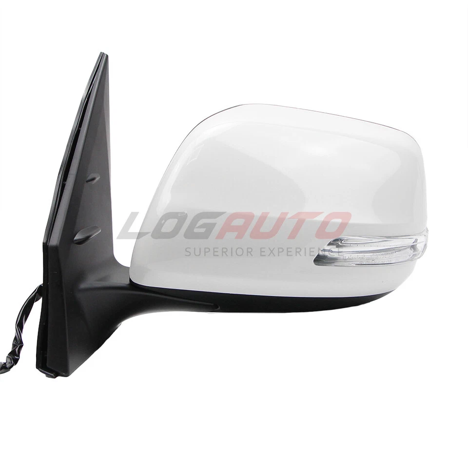 For Toyota Land Cruiser 2012-2021 Rearview Left Side Mirror W/ Turn 9 Pin White Foto 2 de 4