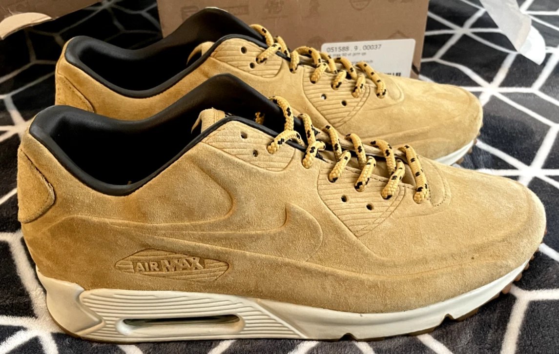 Nike Air Max 90 VT PRM HAYSTACK BIRCH 8 1/2 Airmax Premium Quickstrike | eBay