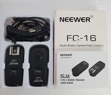 Neewer Fc-16 2.4GHz Trigger Kit Studio Strobe Camera Flash Nikon