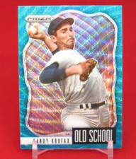 Sandy Koufax TEAL WAVE Prizm Old School 2021 Panini Prizm