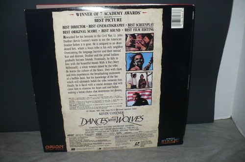 Dances With Wolves Laserdisc - Picture 2 of 7