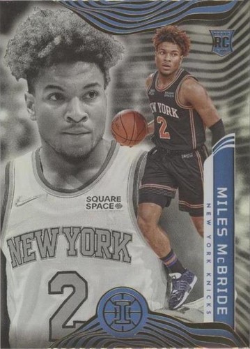 2021-22 MILES MCBRIDE /199 AUTO PANINI COURT KINGS FRESH PAINT RC 