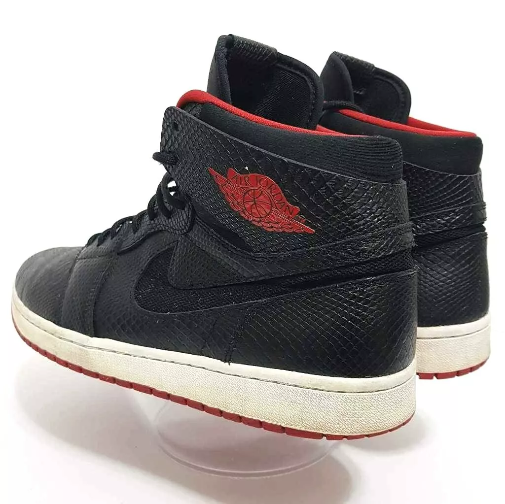 Nike Air Jordan 1 Retro Noveau “Snakeskin” Black Red Bred 819176-001 sz  11.5 | eBay