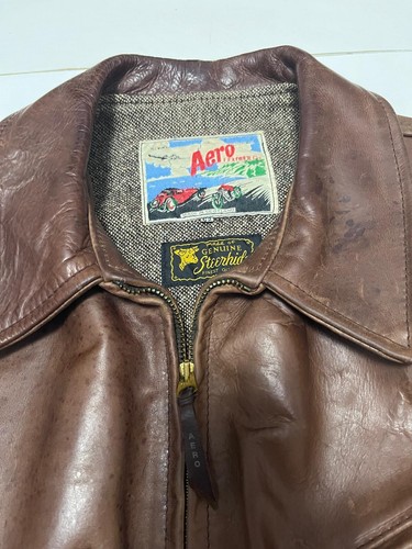 giubbotto Aero pelle usato uomo - 第 1/8 張圖片