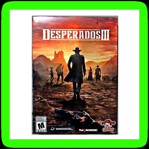 🤠 DESPERADOS III 3 PC DVD (2020) 🆕 BRAND NEW ✅ SEALED CIB 🔥 THQ NORDIC MiMiMi