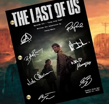 The Last Of Us Signed Script - Episode 3, "Long Long Time"  Autographed Reprints