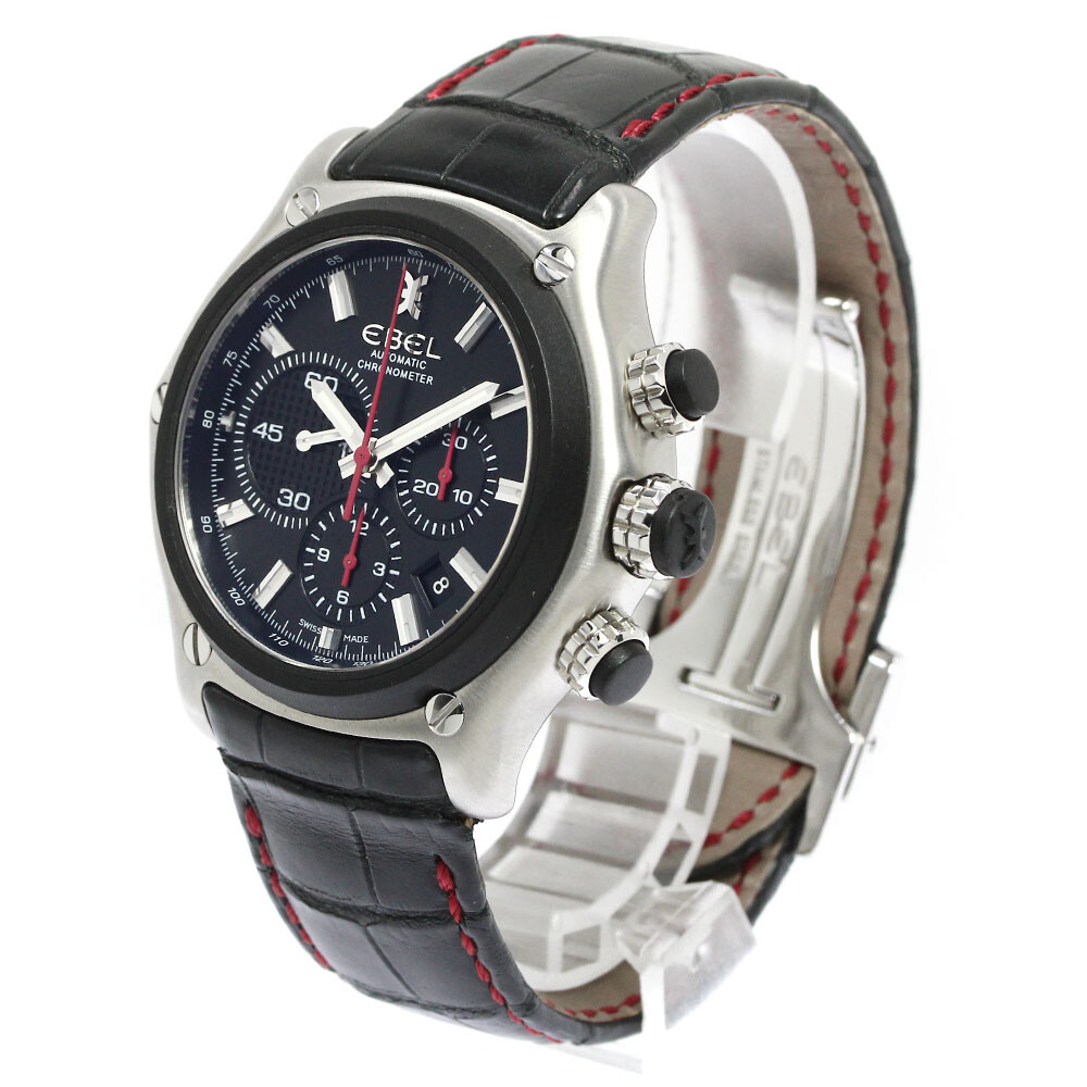 EBEL Men's watch E9137L73 1911 BTR Chronograph Automatic w/ warranty card eBay