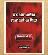 Wrigley's Big Red Cinnamon Gum Pick Up Line Magazine Print Ads Ephemera Art 2001