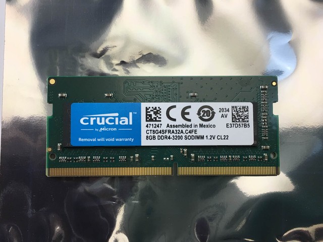 Crucial 8GB DDR4 3200 SODIMM Laptop Memory CT8G4SFRA32A For Sale Online EBay