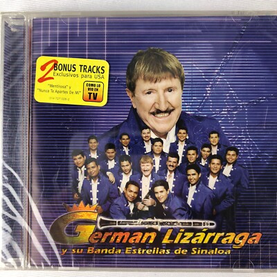 CD GERMAN LIZARRAGA Y SU BANDA ESTRELLAS DE SINALOA Nuevo New
