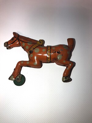 Trademark Japan Tin Horse Goes To The Front Of The Horse And Buggy Set