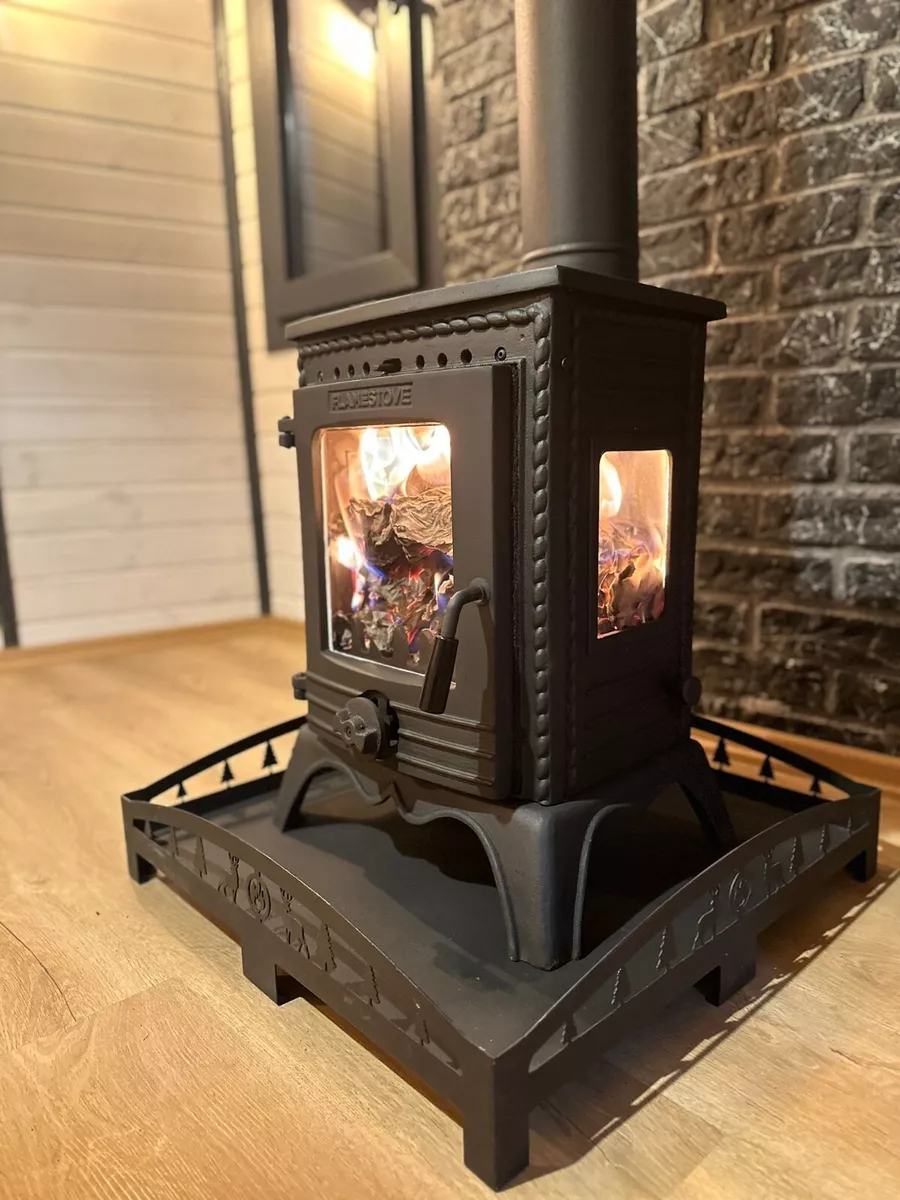 House wood outlet burning stove