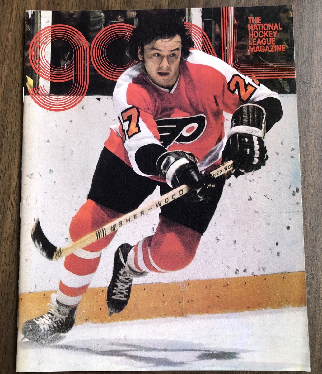 RARE 1976 Philadelphia Flyers Program Bernie Parent vs