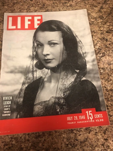 Life Magazine July 29, 1946. (DX-8). Vivian Leigh