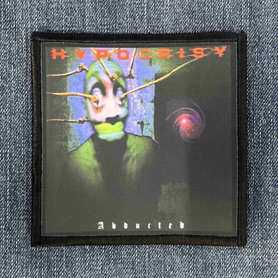 Hypocrisy Abducted Sublimated Printed Patch | Swedish Death Metal Band Logo