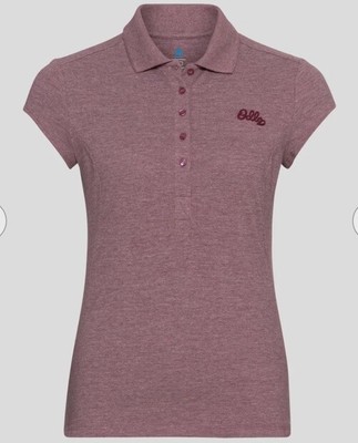 odlo  The women's Kumano polo shirt X large raspberry fudge Xl £50