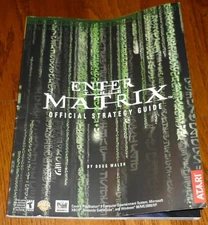 Enter The Matrix Official Strategy Guide, BradyGames,used, Brady Games
