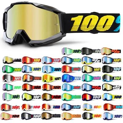 100% Prozent Accuri Goggle Brille Verspiegelt DH MTB MX Downhill Mountain Bike - Bild 1 von 4