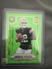 2025 Donruss Elite - Shedeur Sanders Rookie /999 Lime Green Aspirations - RC QB