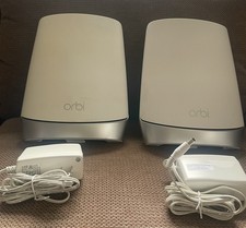 NETGEAR Orbi RBR750 Router  RBS750 Satellite, Tri-band Mesh WiFi 6