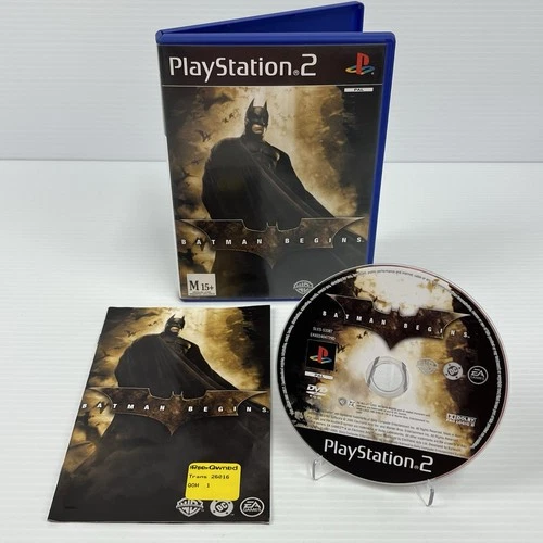 Batman Begins - Playstation 2 PS2 AUS PAL Game Complete w Manual (TESTED) VGC