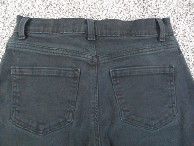 Gloria Vanderbilt Jeans Womens 4 Short Black Amanda Classic Fit Tapered 26x27
