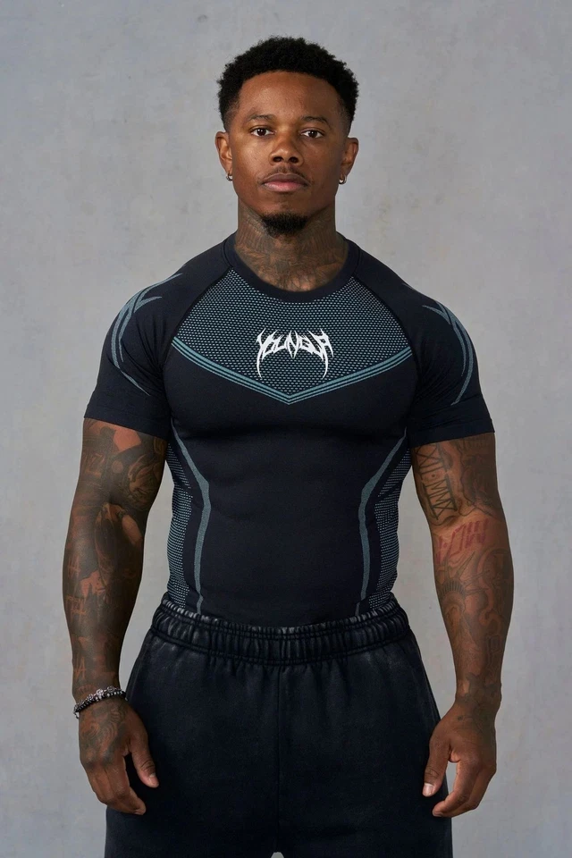 YOUNG LA Gym Training Fitness Men's Summer Compression Tee High Stretch QuickDry
Opens in a new wind