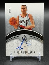 2006-07 SP Authentic - Rookie Authentics Sergio Rodriguez #117 /999 (AU, RC)
