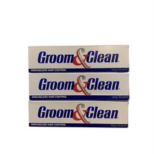 Groom and Clean Greaseless Hair Control 4.5 oz, Lot Of 3 New, EXP 05/2026