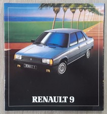 Renault 9 Range Launch Brochure 1982 - C  TC  TL  GTL  TLE  GTS  TSE  Auto