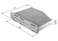 Bosch Innenraumfilter Fuer VAG 1987432397
