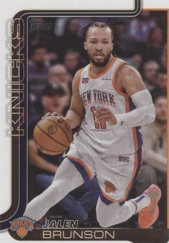 スポーツ NBA BALLERS Jalen Brunson RARE Zuru 5 Surprise NBA Ballers Series 2 Jalen Brunson #11 White