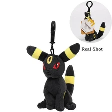 Kawaii Animation Umbreon 13CM Plush Doll Stuffed Toy Keychain #PK