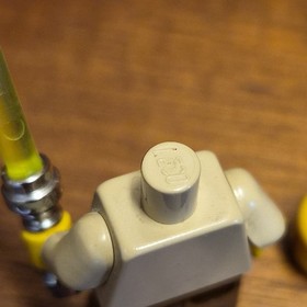 LEGO Star Wars Qui-Gon Jinn Yellow Head Minifigure 1999 7161 7101 7171 sw0027 1V