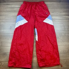 Vtg Retro Champion Windbreaker Parachute Mesh Lined Track Pants Ankle Cinch Men