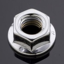 Gardner-Westcott Chrome Flange Nuts - 5/16in.-18 - Course Thread Motorcycle