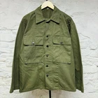 WW2 HBT Army Jacket M43 Military 1940s 13 Star Button 2nd Pattern Gas Flap