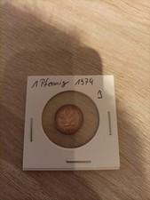 1 Pfennig 1974 J, Umlaufm&uuml;nze