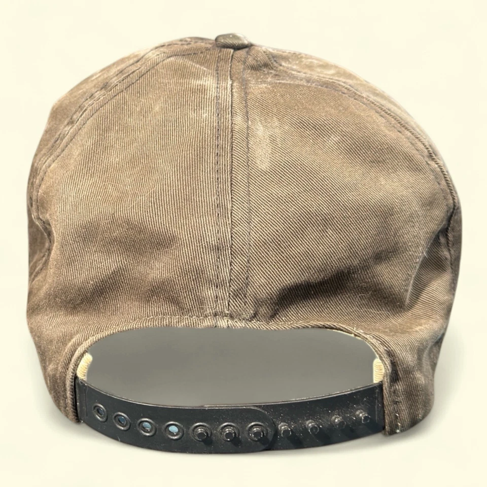 The Rock North Carolina Motor Speedway Rockingham Vintage Snapback Hat NASCAR - Image 3 of 4