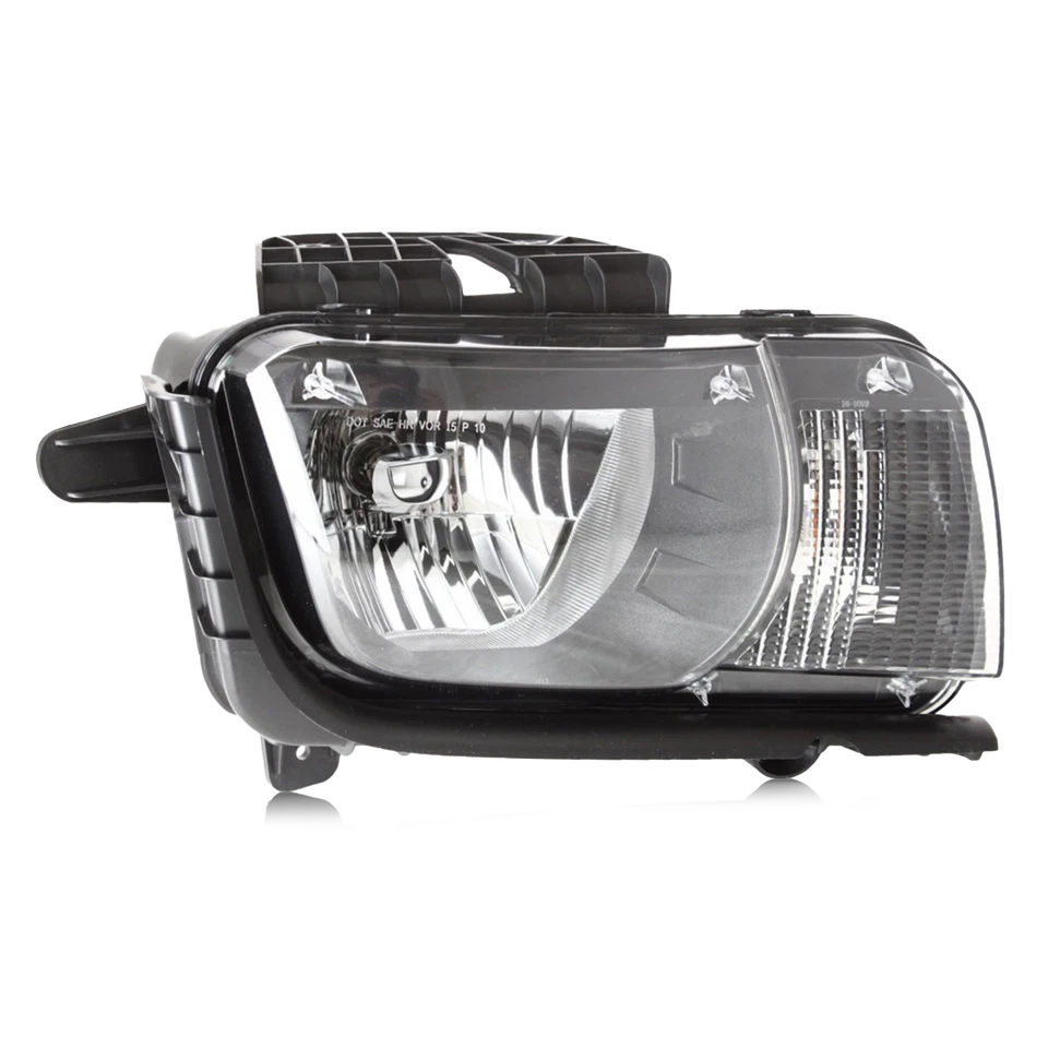 Halogen Headlights 2010 2011 2012 2013 Chevy Camaro Left+Right w/ Bulb Pair - Image 2 of 4