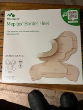 Molnlycke 282790 Mepilex Border Heel Foam Dressing 8.7” x 9.1” - 10 pieces
